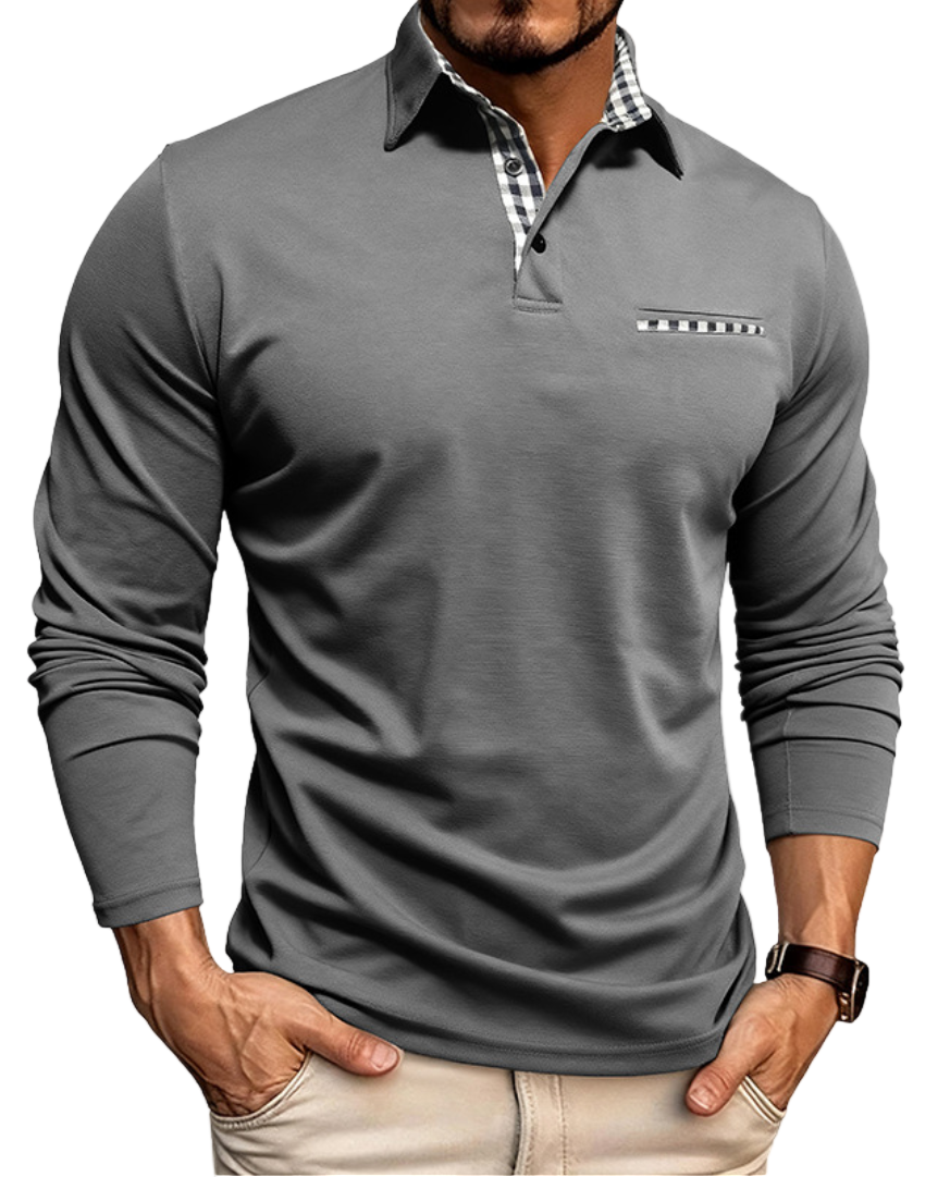 James™ | Men’s Long Sleeve Polo
