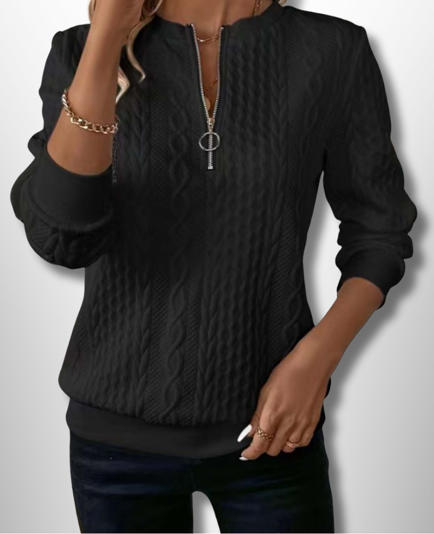 Emily™ | Zip Up Sweater