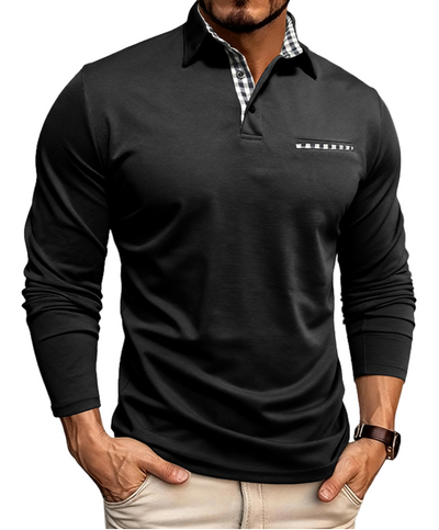James™ | Men’s Long Sleeve Polo