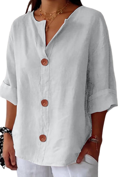 Chantal™ | V Neck Blouse