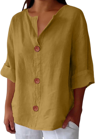 Chantal™ | V Neck Blouse