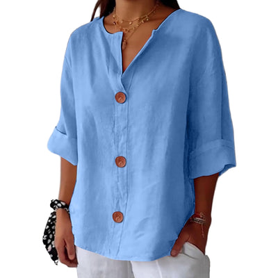 Chantal™ | V Neck Blouse