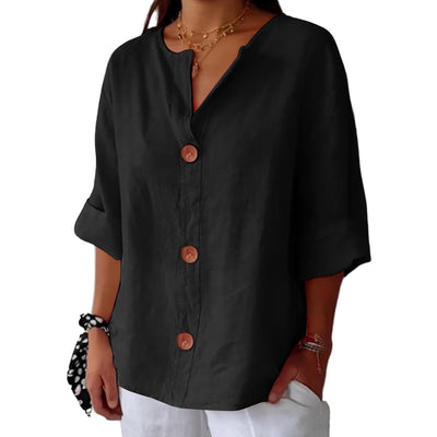 Chantal™ | V Neck Blouse