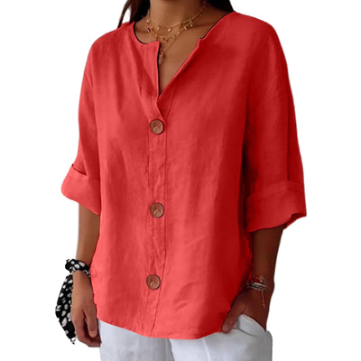 Chantal™ | V Neck Blouse