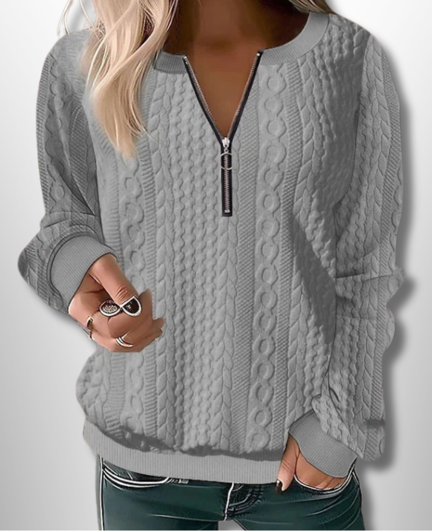 Emily™ | Zip Up Sweater