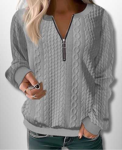 Emily™ | Zip Up Sweater