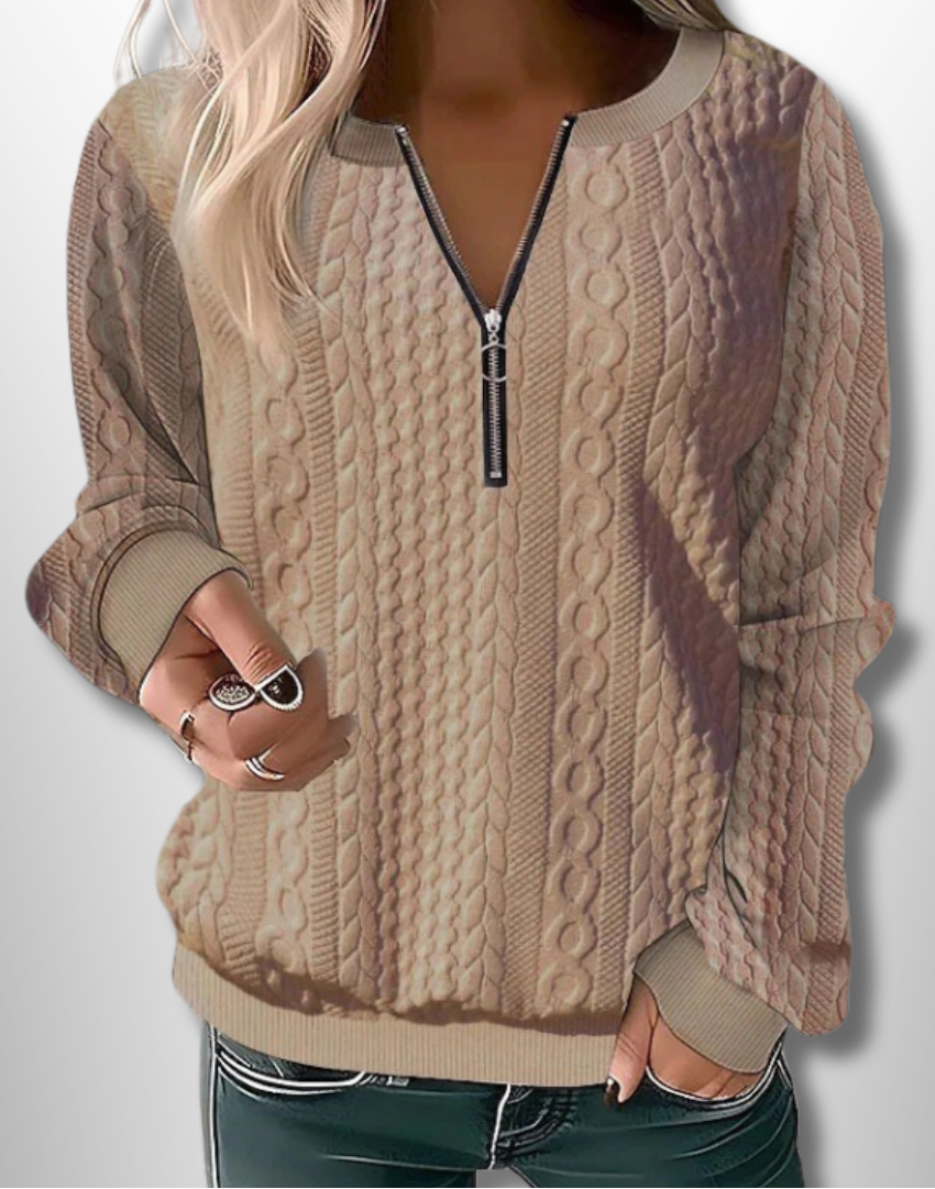 Emily™ | Zip Up Sweater
