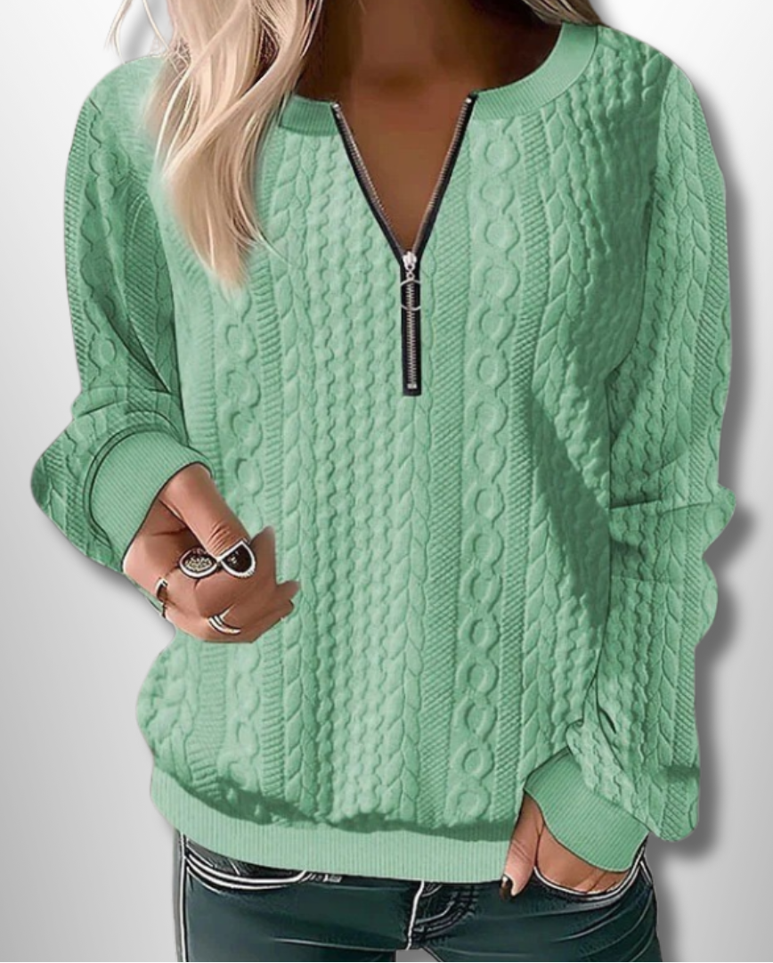 Emily™ | Zip Up Sweater