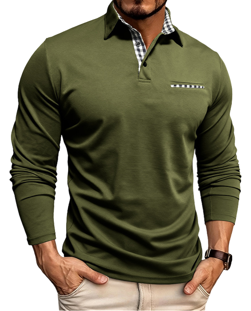 James™ | Men’s Long Sleeve Polo