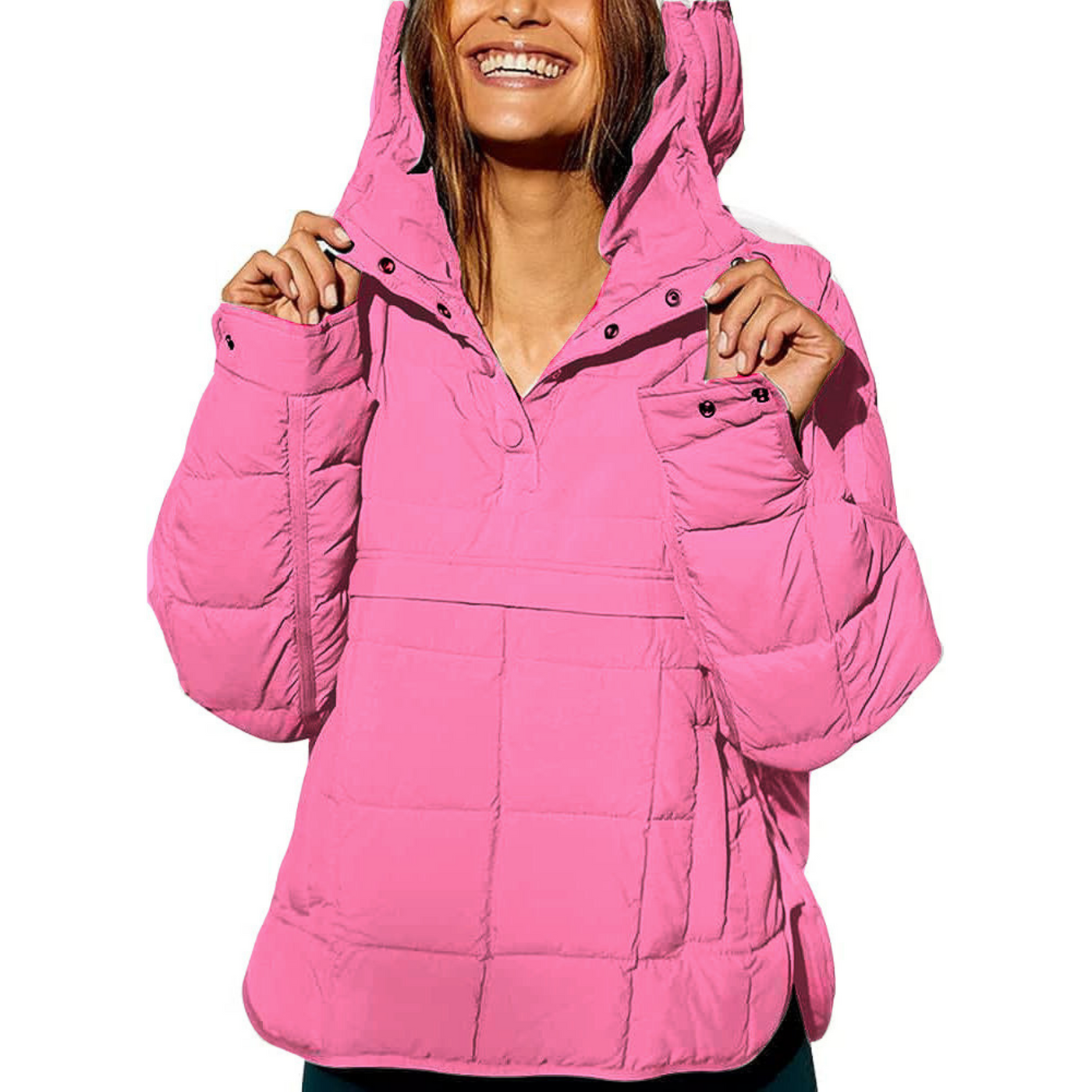 Joanie™ | Oversized Hooded Pullover Hooded Jacket
