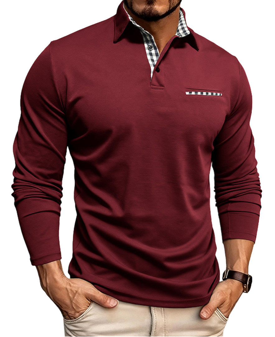 James™ | Men’s Long Sleeve Polo