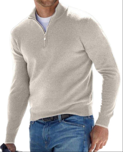 Samuel™ | Solid Color Zip Pullover