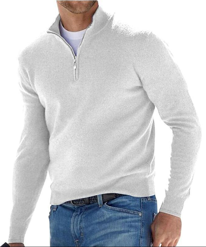 Samuel™ | Solid Color Zip Pullover