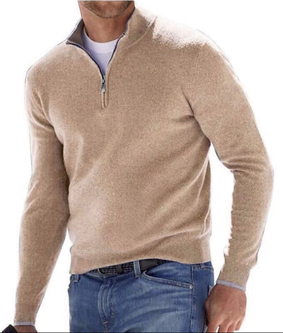 Samuel™ | Solid Color Zip Pullover