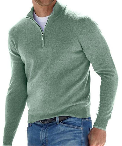 Samuel™ | Solid Color Zip Pullover