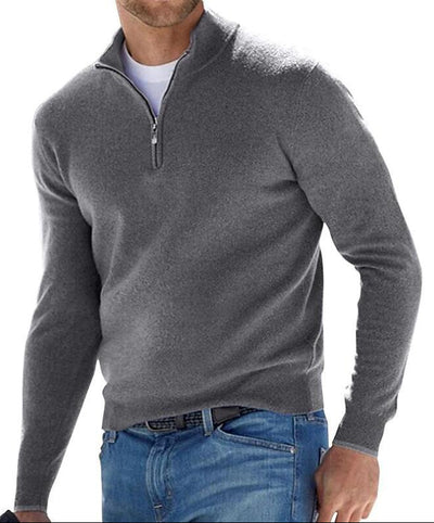 Samuel™ | Solid Color Zip Pullover