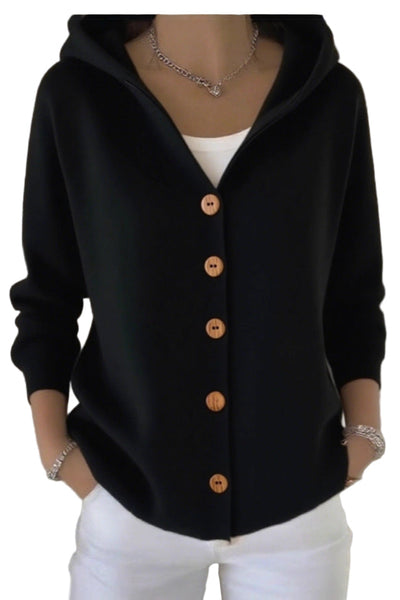 Jenna™ | Hooded Vest with Buttons