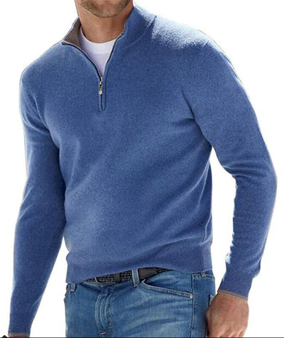 Samuel™ | Solid Color Zip Pullover