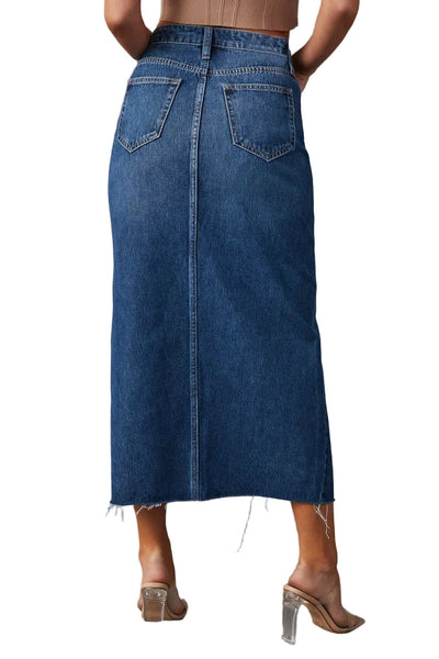 Denise™ | High-Waist Denim Skirt