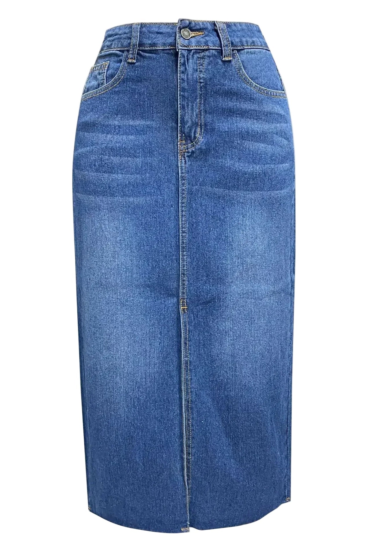 Denise™ | High-Waist Denim Skirt