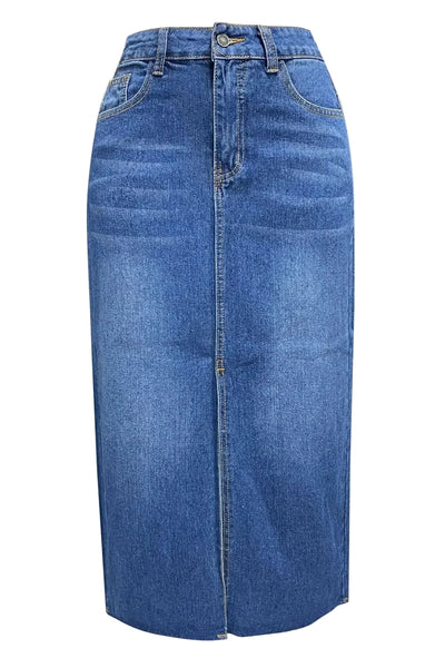 Denise™ | High-Waist Denim Skirt