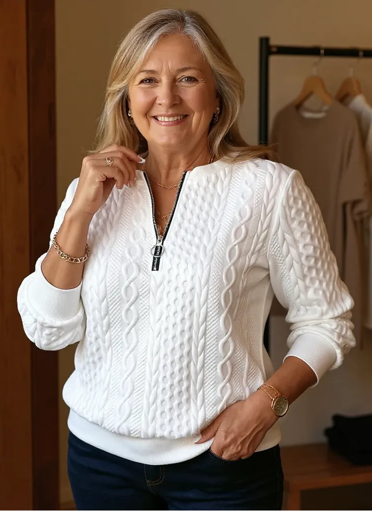 Emily™ | Zip Up Sweater