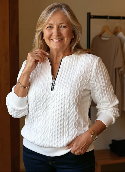 Emily™ | Zip Up Sweater
